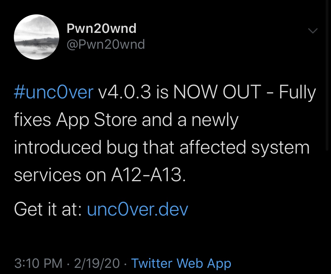 Uppdateringen Unc0ver v4.0.3 löser framstående App Store-buggar och mer 3