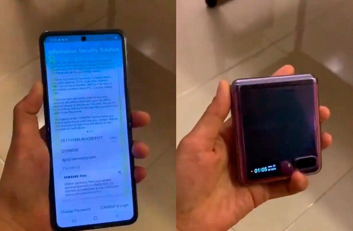 Ponsel lipat baru Samsung muncul di video, begitu juga dengan Galaxy Z Balik