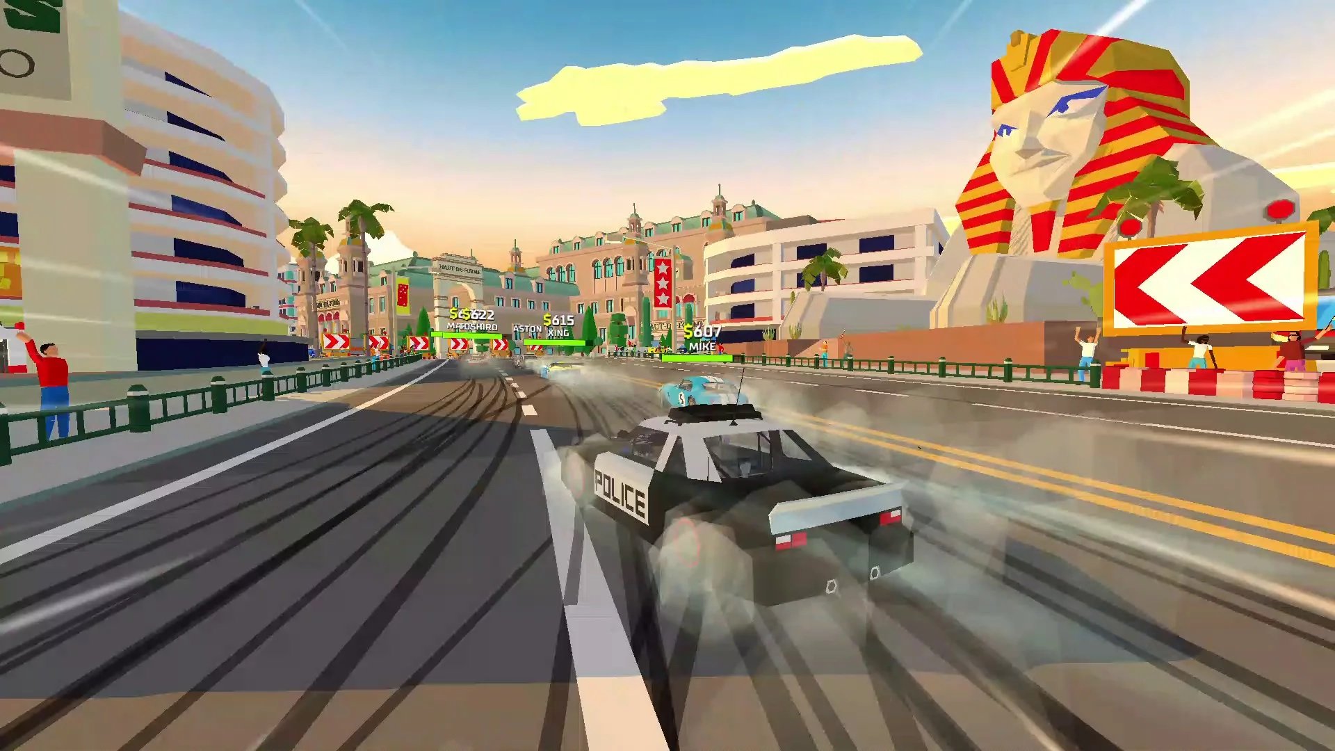 Retro Arcade Racer Hotshot Racing Tiba Tahun Ini