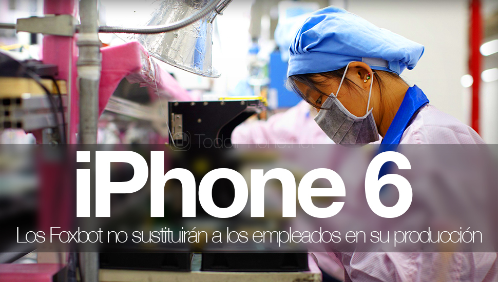 Robot Foxconn yang akan membuat iPhone 6 adalah untuk membantu karyawan 2