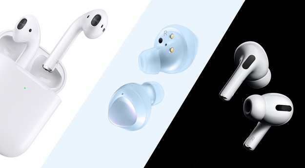 Samsung Galaxy Buds Plus vs. Apple AirPods (Pro): Bandingkan headphone nirkabel asli 1