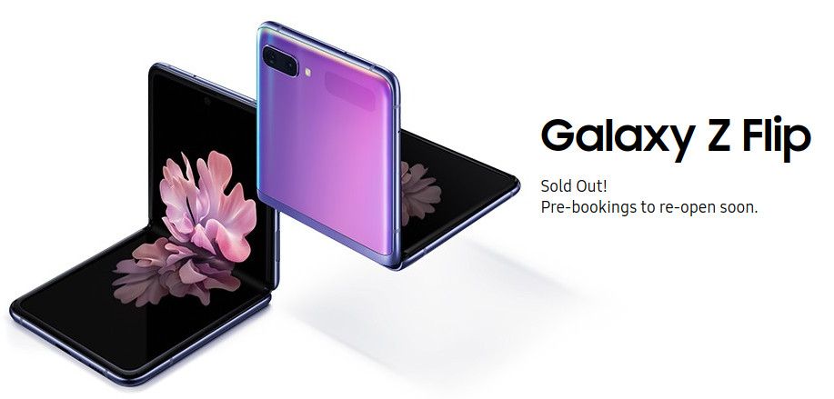 Samsung Galaxy Z Flip terjual habis dalam hitungan menit di India pada hari pertama pra-pemesanan