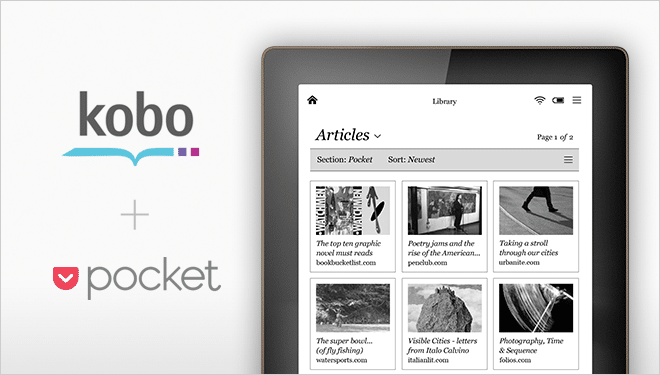 Simpan ke Pocket adalah anugerah bagi Kobo e-Reader