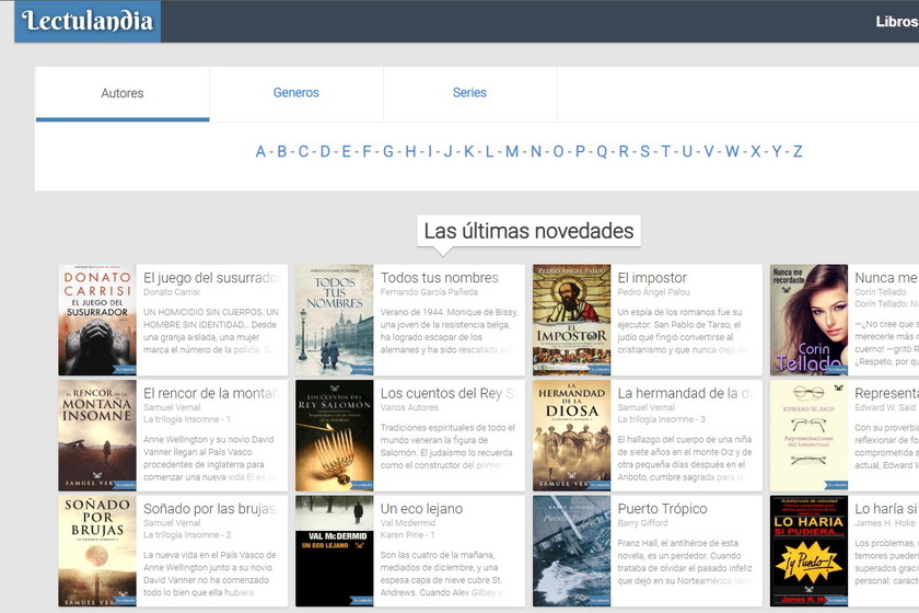 Situs web unduhan ebook Lectulandia sekali lagi dapat diakses di Spanyol berkat dua domain barunya