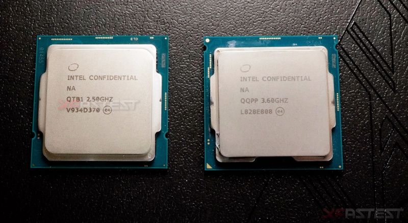 Tampilan Close-Up Dari Prosesor Intel Core i9-10900 Membuat Penampilan
