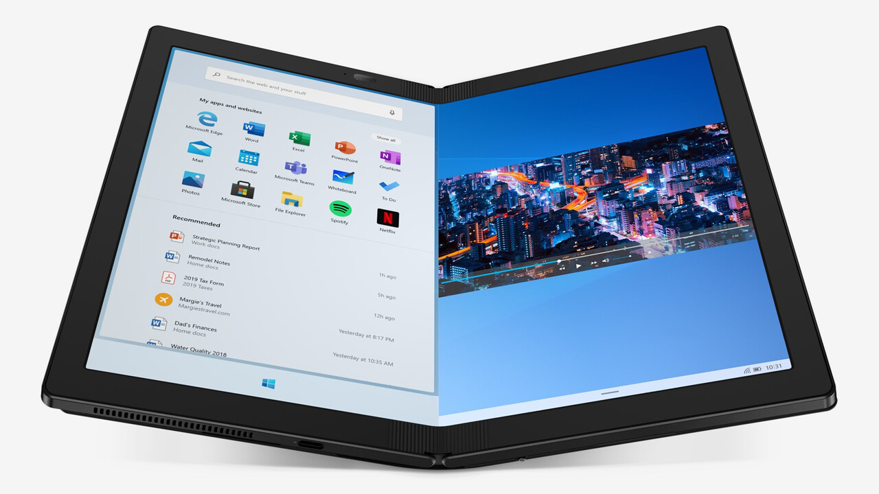 ThinkPad X1 Fold: Lenovos faltbarer PC startet im Sommer für 2.500 US-Dollar