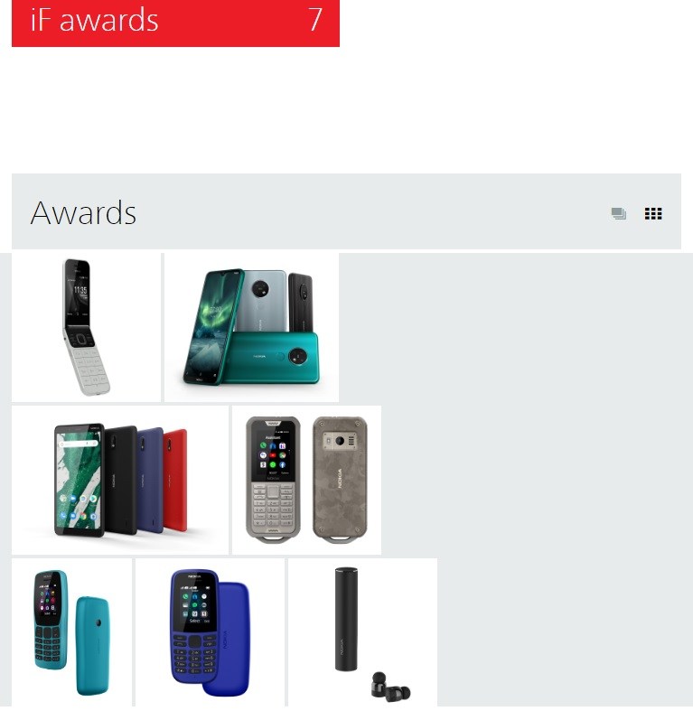 Tujuh produk Nokia diberikan oleh iF Design Award untuk tahun 2020
