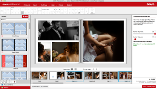 CEWE-verktyg för fotoboktillverkare är enkelt att navigera och har många designalternativ