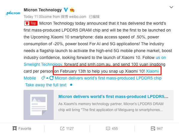 Xiaomi Mi 10 rilis tanggal 13 Februari