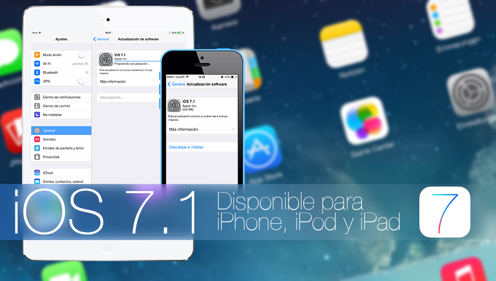 iOS 7.1 iPhone iPad yang Tersedia