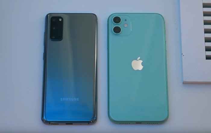 iPhone 11 vs Samsung Galaxy S20