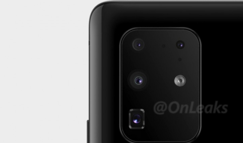 Galaxy S20 måste ha en kamera med upp till fem sensorer (Foto: OnLeaks / Naver Blog)