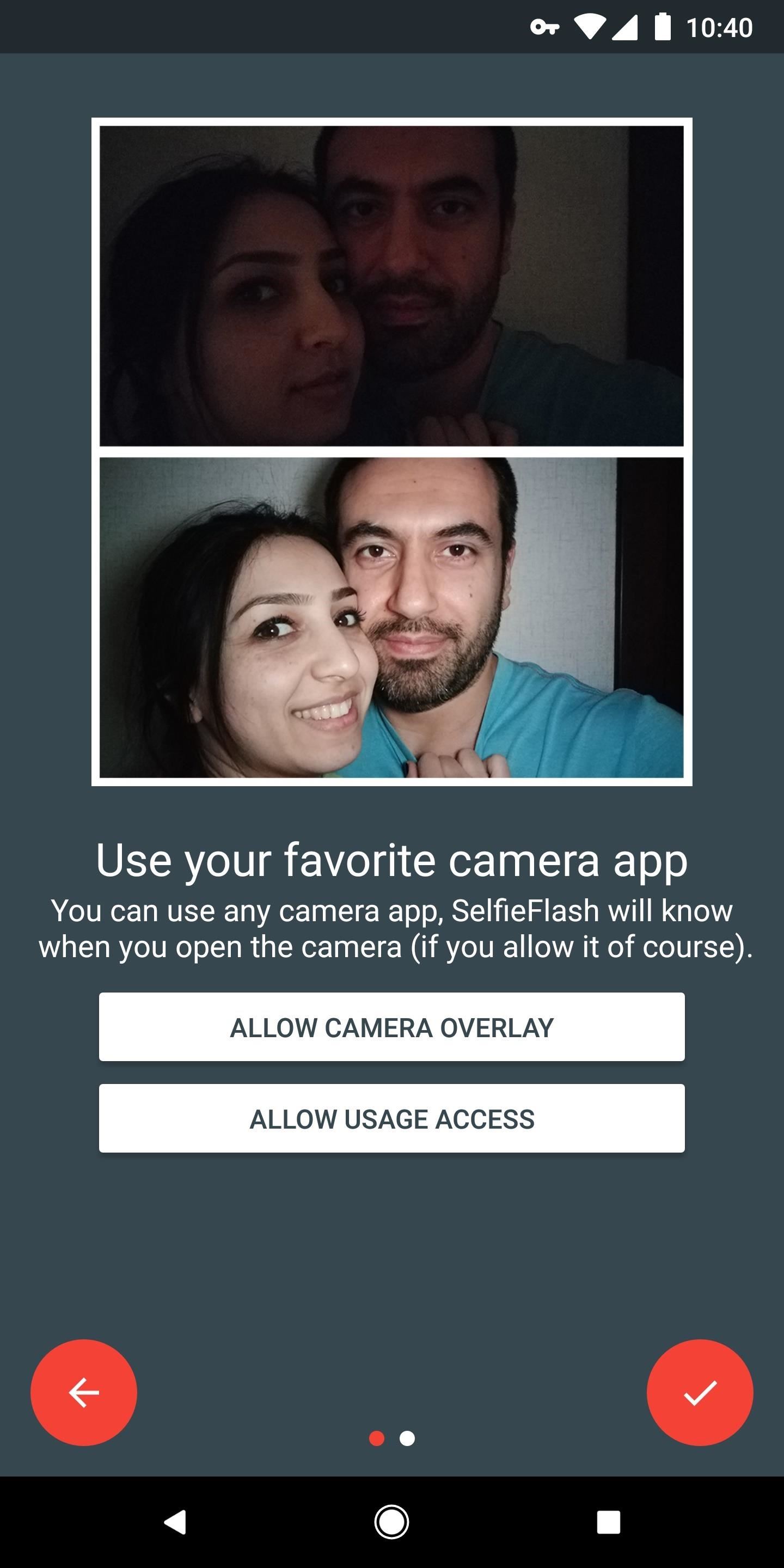 Dapatkan Flash Menghadap ke Depan untuk Selfie Anda di Aplikasi Kamera Android Apa Pun