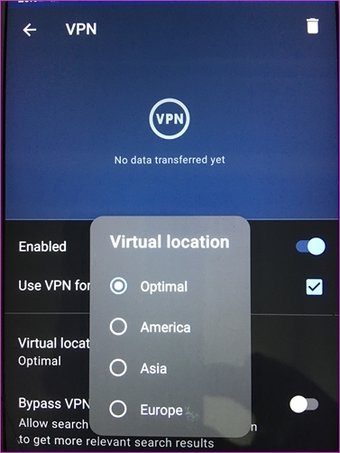Perbaiki Opera VPN Tidak Bekerja di Android 8