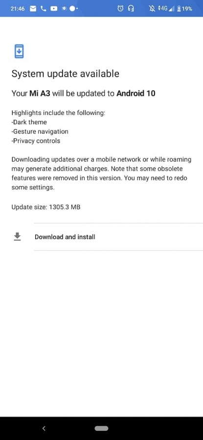 Mi A3 Android 10 Xiaomi instabilitetsproblem