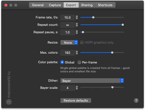Gifox untuk Mac: cara membuat GIF yang ringkas dan indah untuk laporan bug