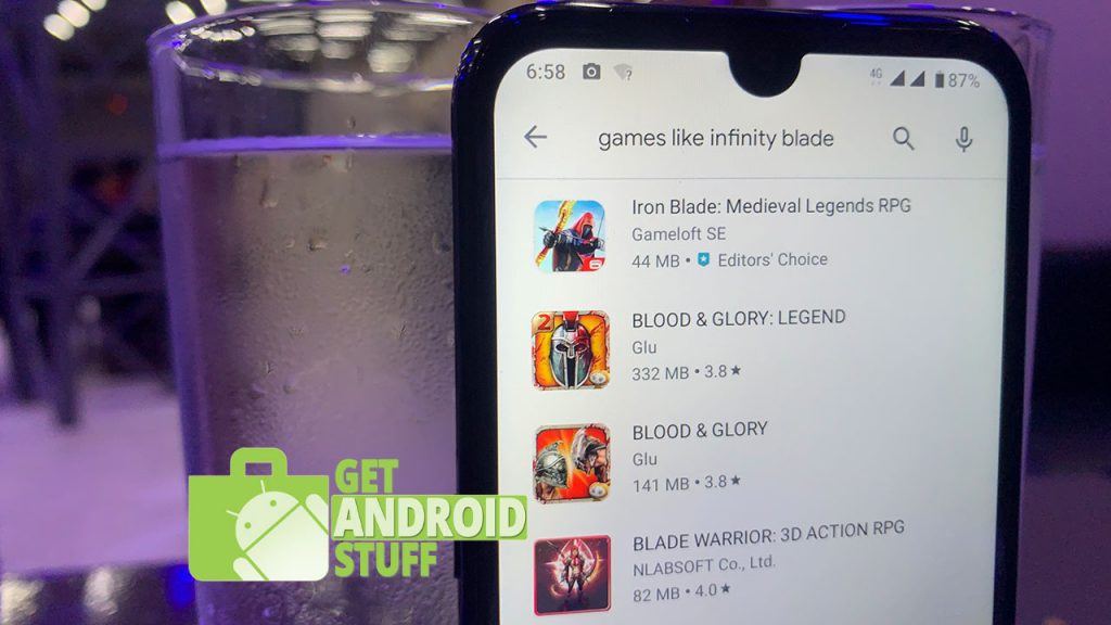 Lựa chọn thay thế trò chơi Infinity Blade cho Android