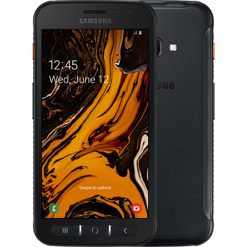 Samsung Galaxy XCover với màu đen, vỏ cao su