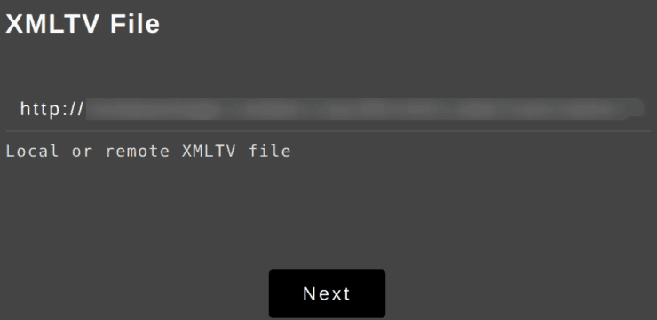 Định cấu hình xTeVe cho Plex - Nhập URL EPG XML