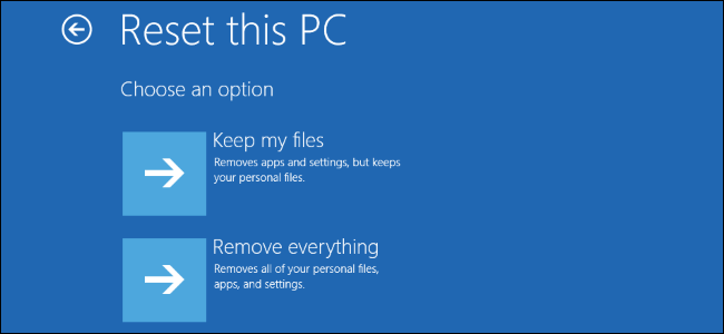 Cài lại Windows 10 PC
