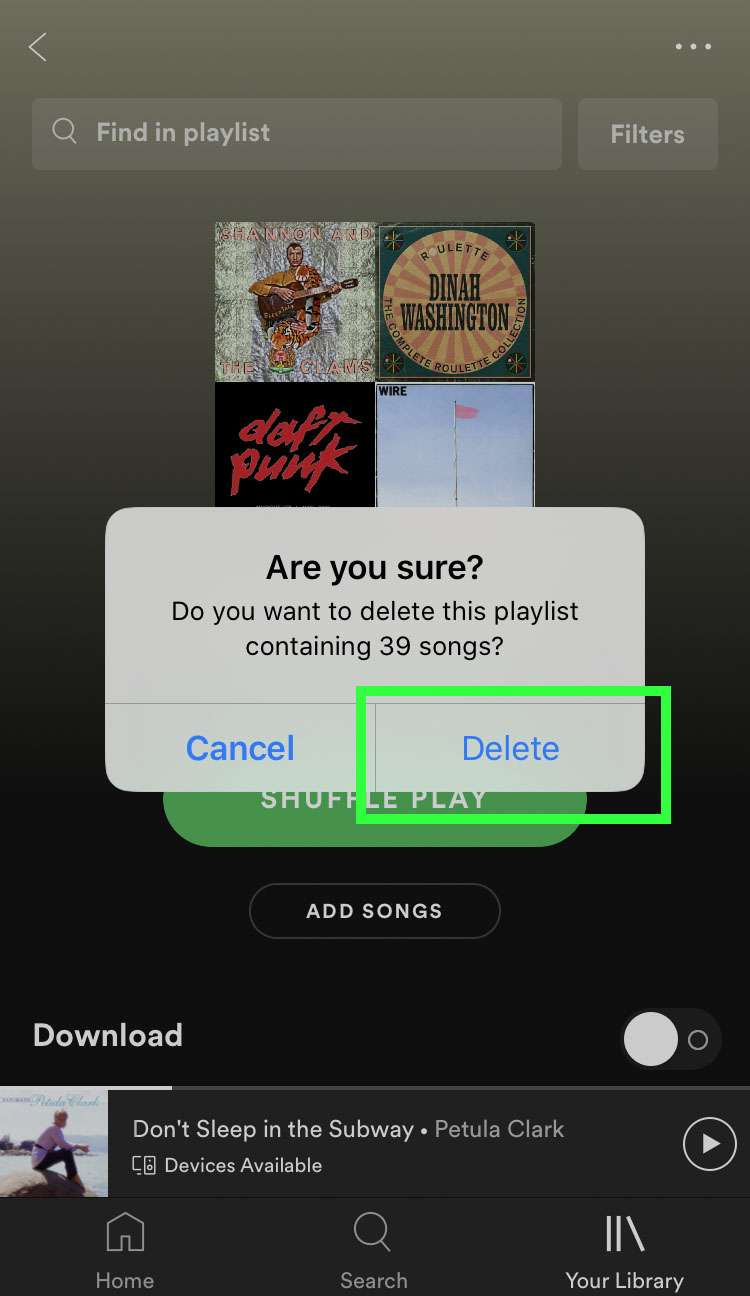 Gửi lại tài khoản Spotify cho Shazam 5