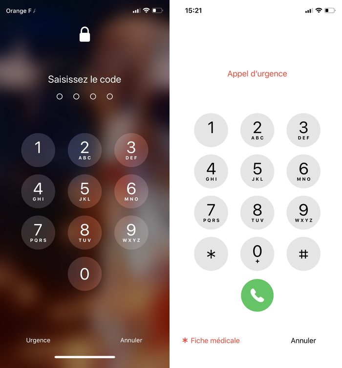 cuộc gọi khẩn cấp về tập tin y tế iphone Tham khảo tập tin y tế trong trường hợp khẩn cấp về iPhone bị khóa