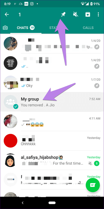 Tạo một nhóm Whatsapp với chính mình trên Iphone Android 17