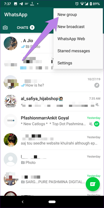 Tạo một nhóm Whatsapp với chính mình trên Iphone Android 2