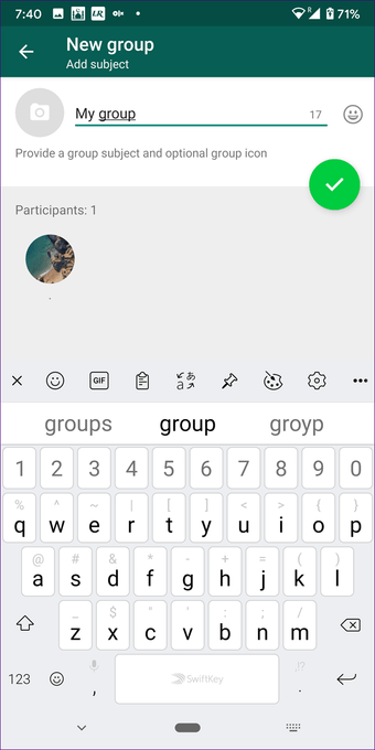 Tạo một nhóm Whatsapp với chính mình trên Iphone Android 4