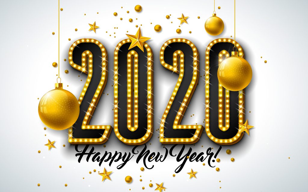 Chúc mừng năm mới 2020 Hình nền 4K