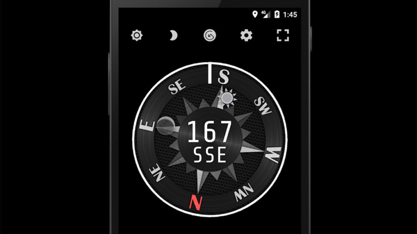 Compass Steel 3D - ứng dụng la bàn tốt nhất cho Android