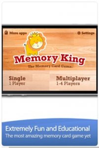 Memory King - Trò chơi kết hợp thẻ nhớ