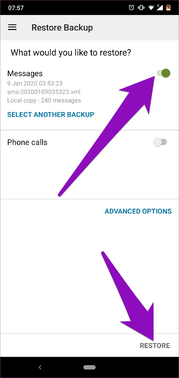 Khôi phục tin nhắn Android Google Drive 29