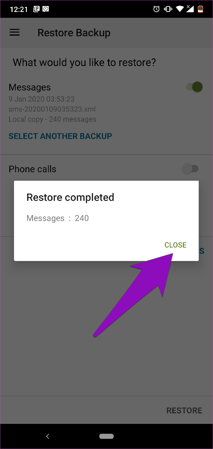 Restore Android Messages Google Drive 33