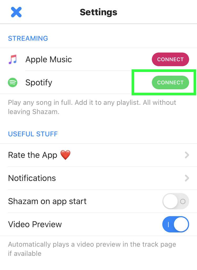 Liên kết Shazam với Spotify 6