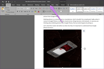 Thay đổi kích thước tất cả hình ảnh trong Microsoft Word 1