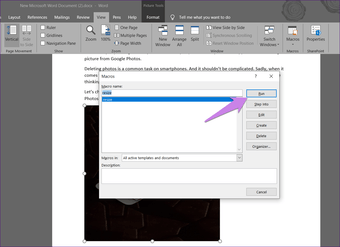 Thay đổi kích thước tất cả hình ảnh trong Microsoft Word 7