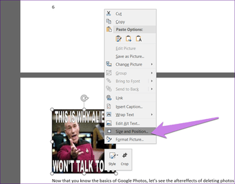 Thay đổi kích thước tất cả hình ảnh trong Microsoft Word 9