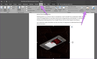 Thay đổi kích thước tất cả hình ảnh trong Microsoft Word 6