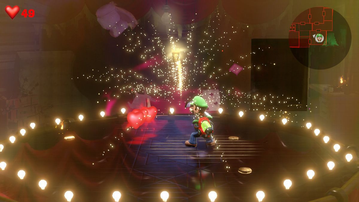 Kiểm tra biệt thự của Luigi 3 Switch