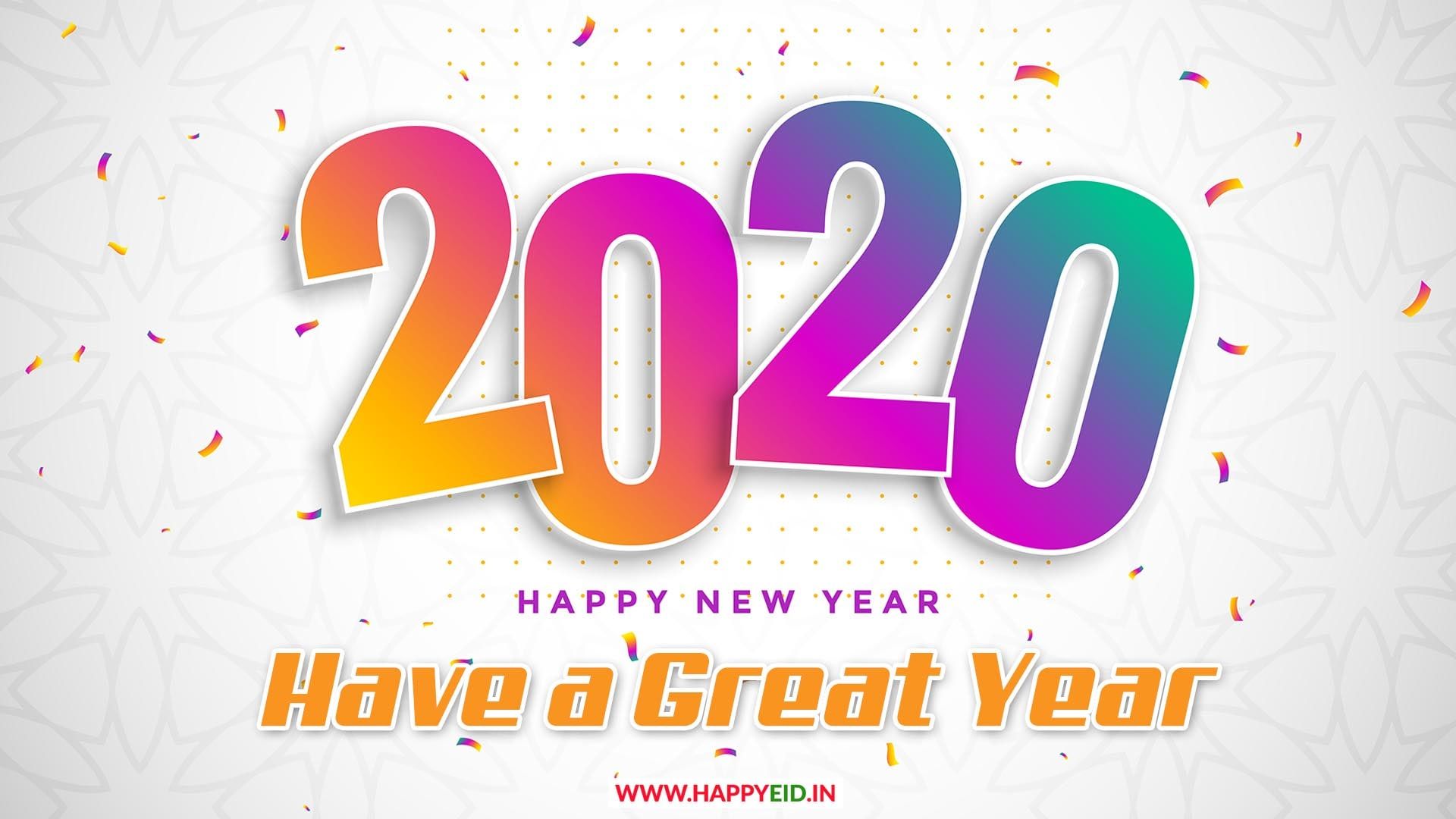 Chúc mừng năm mới 2020 Hình nền HD cho iPhone