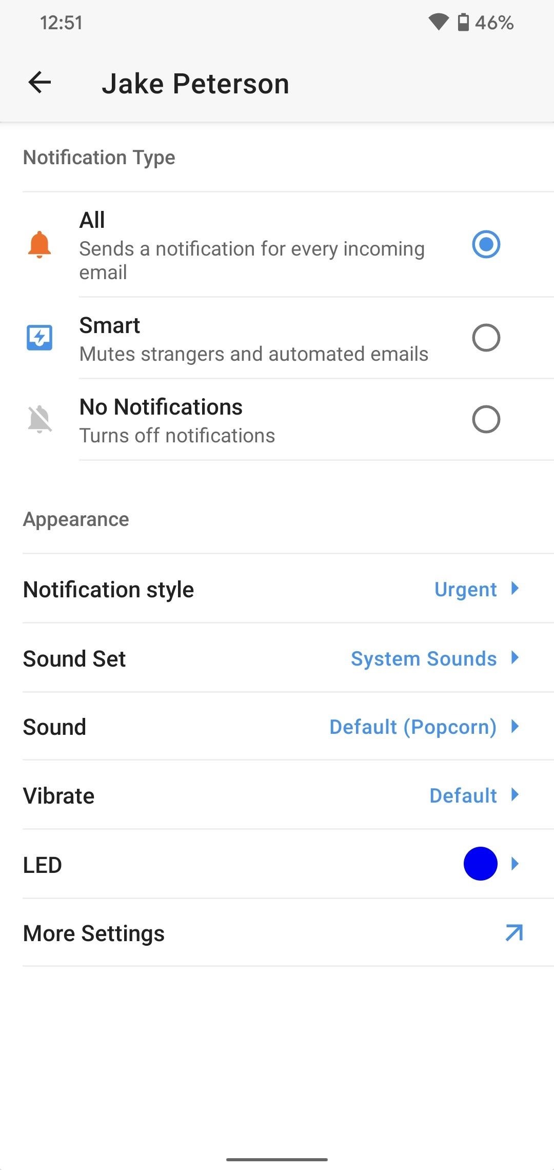 Tùy chỉnh Spark cho Android Thông báo với Đèn, Âm thanh & Rung