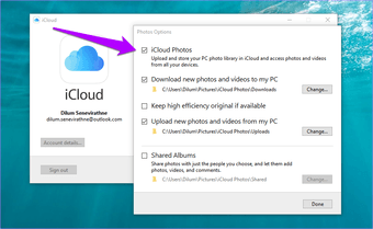 I Cloud Photos Không đồng bộ hóa Iphone Mac Windows 8