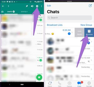 Trò chuyện lưu trữ trong WhatsApp thực sự làm gì