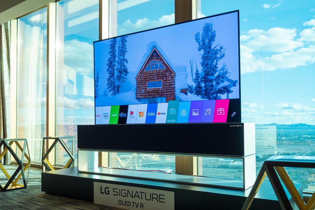 TV LG có thể cuộn tuyệt vời. Mô hình sẽ được bán vào cuối năm nay