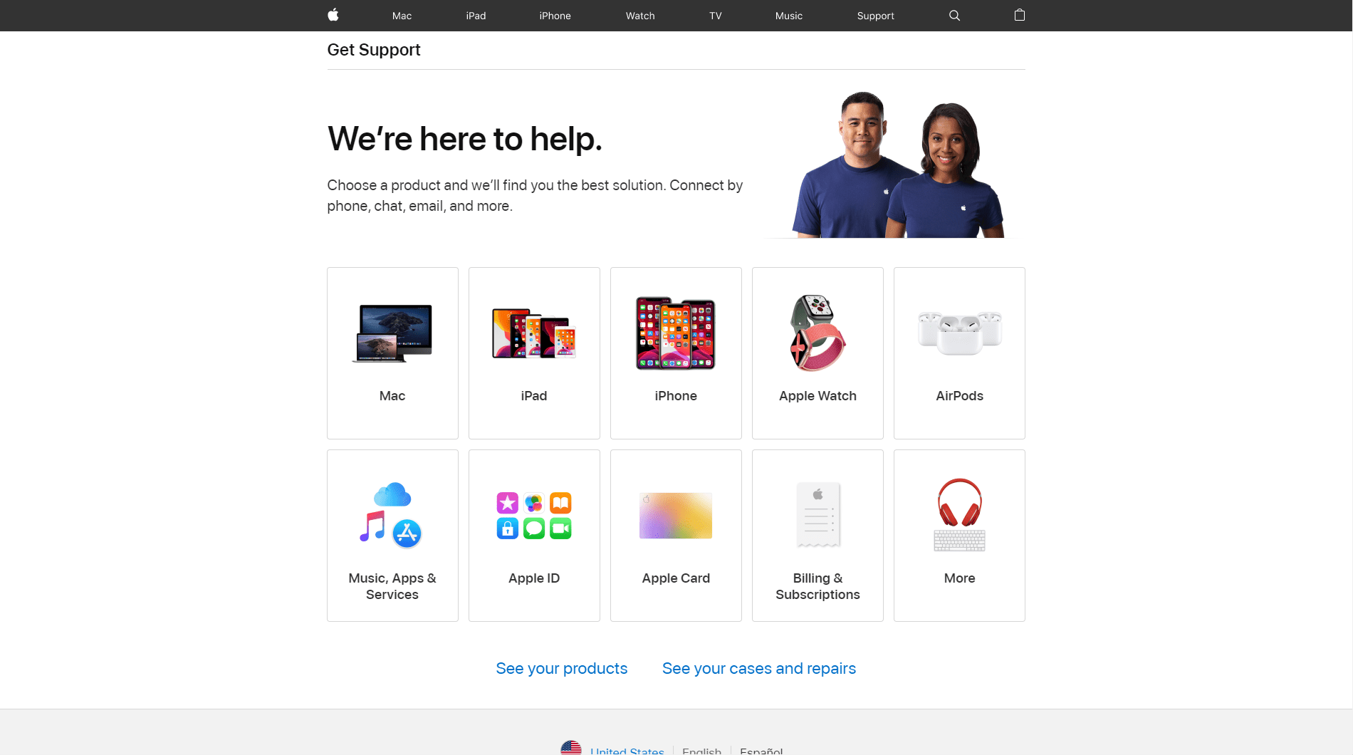 Apple Hỗ trợ sửa chữa
