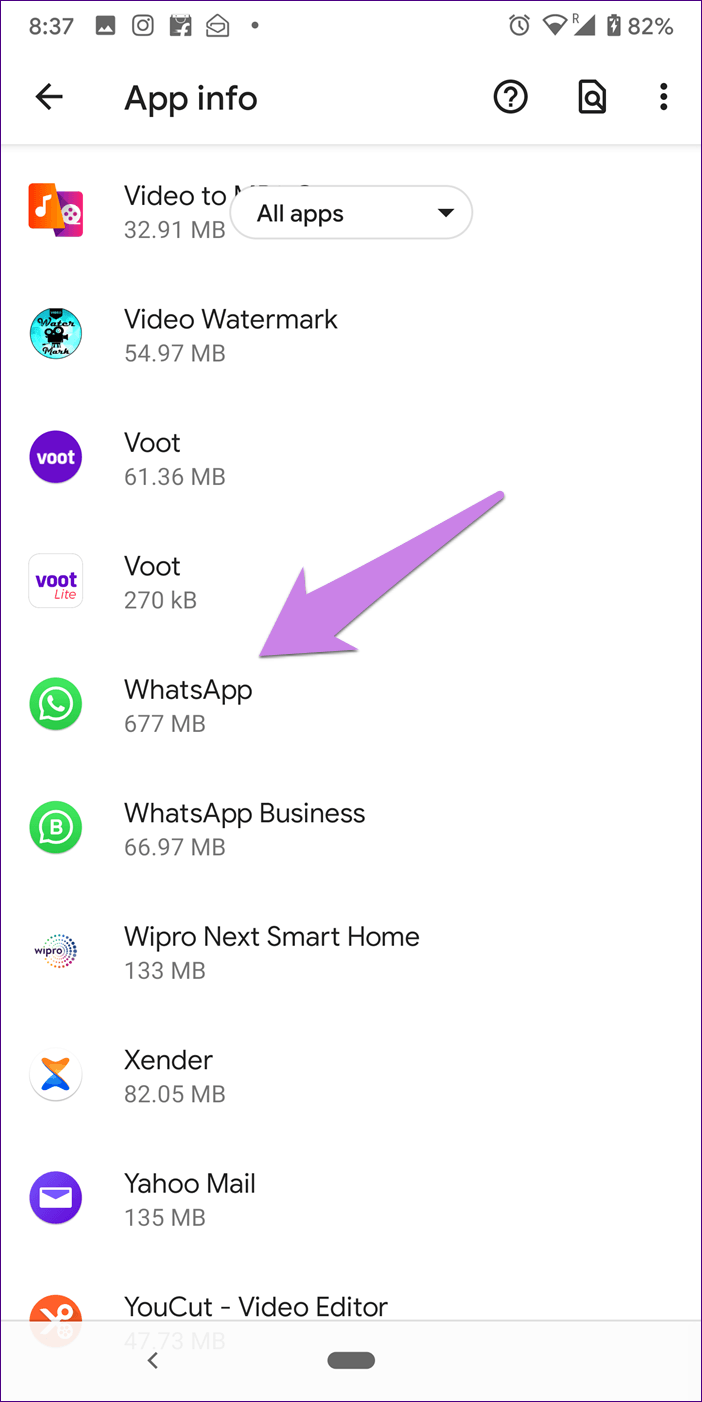 Tin nhắn thoại Whatsapp không hoạt động 2