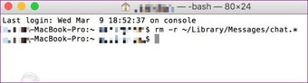 Xóa vĩnh viễn tập tin mac terminal lệnh rm