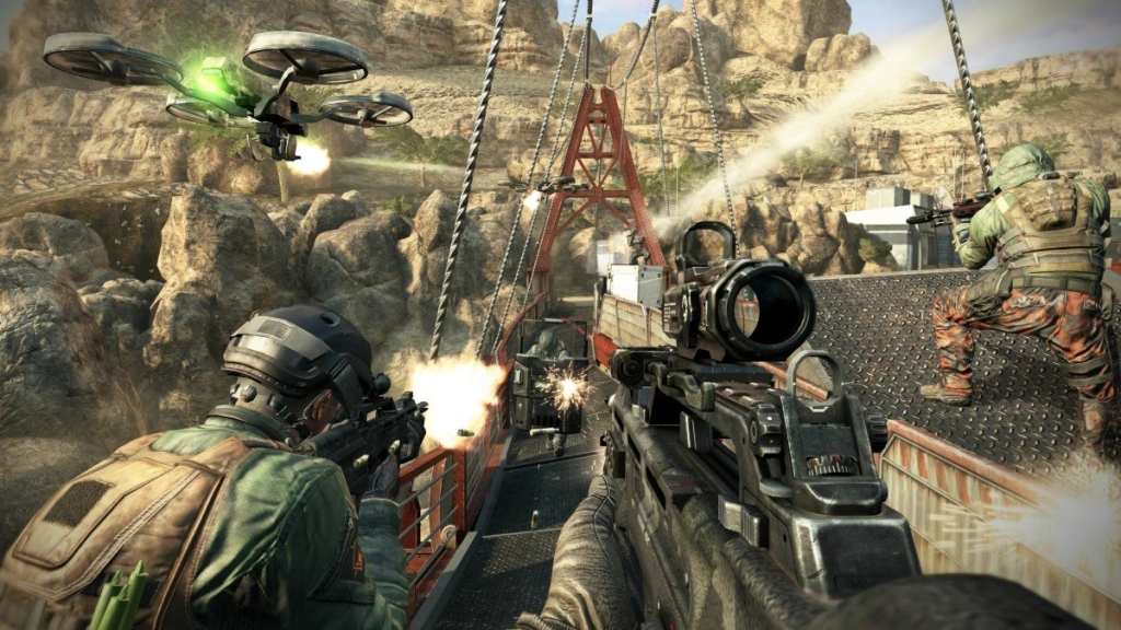 Call of Duty Black Ops II đã được khen ngợi vì đã sử dụng công thức từ phần trước và cải thiện ở nơi nó quan trọng (Ảnh: Sinh sản)
