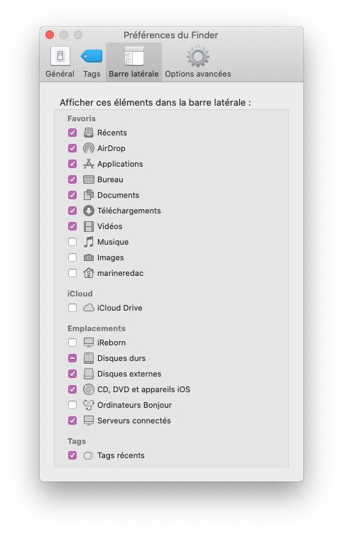 mac finder Preferences iphone sidebar Cách tìm iPhone với macOS Catalina để đồng bộ hóa và sao lưu
